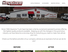 Tablet Screenshot of keystonecaps.com